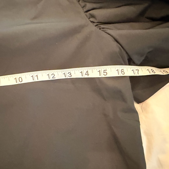 ZARA Black Dramatic Puff Sleeve Blouse Womens M Statement Top Pink Lined - Picture 5 of 6